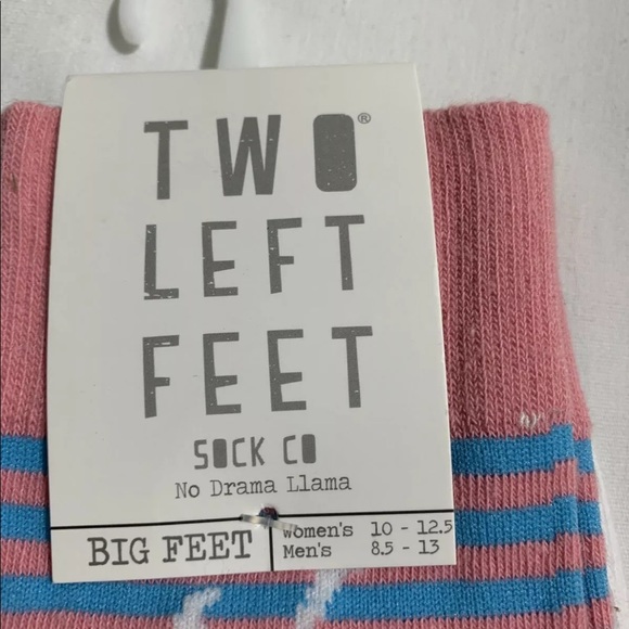 TWO LEFT FEET Novelty Socks - Picture 2 of 4
